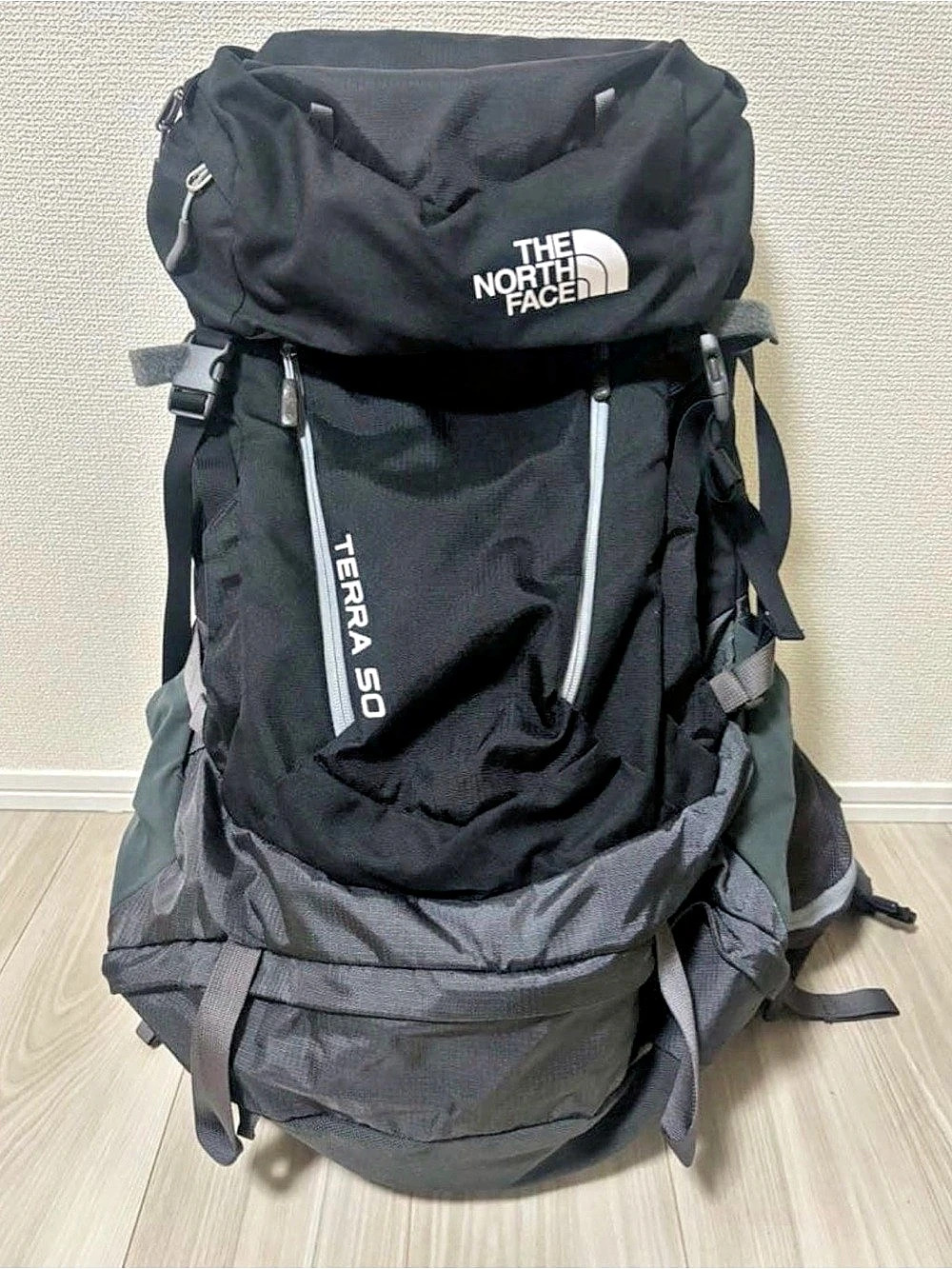 The North Face Terra 50 Backpack 50L Black & Gray